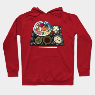 Japanese Seafood Chirashi Platter Hoodie